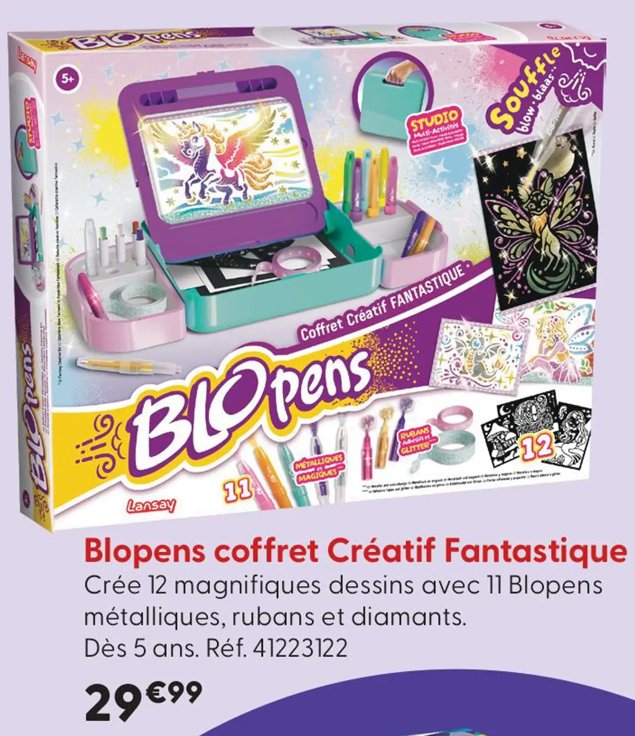 Blopens coffret Créatif Fantastique Lansay
