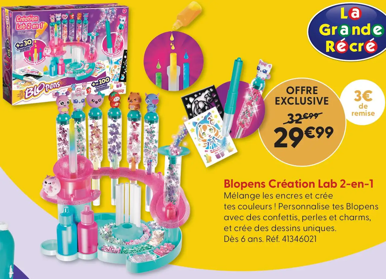 Blopens Création Lab 2-en-1 Lansay