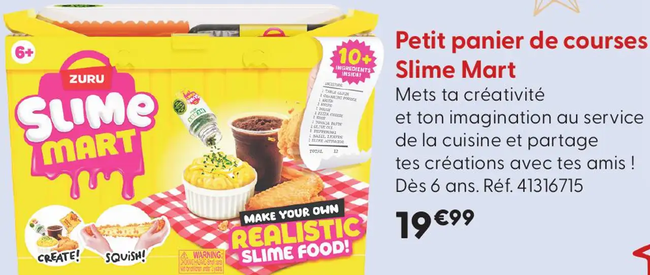 Petit panier de courses Slime Mart Zuru