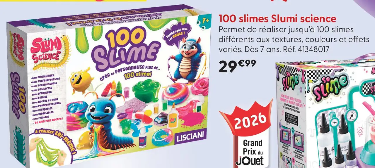 100 slimes Slumi science Lisciani