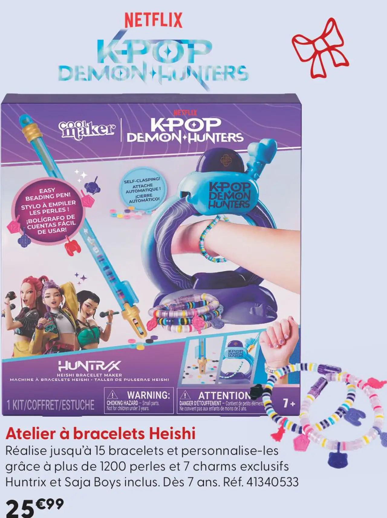 Cool Maker Atelier à bracelets Heishi K-Pop Demon Hunters