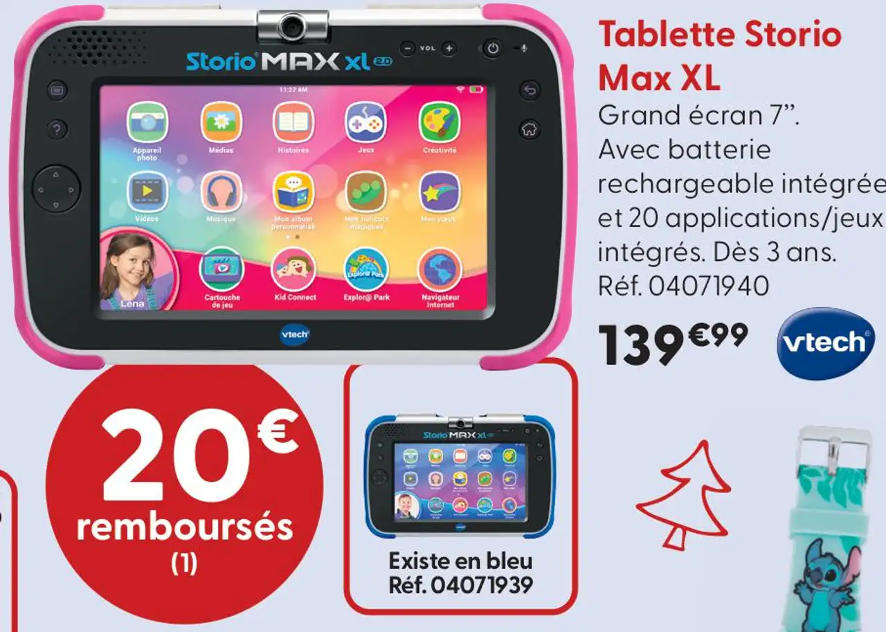 Tablette Storio Max XL Vtech