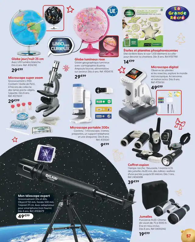 newspaper image - Mon télescope expert Galaxy Tracker - La Grande Récré