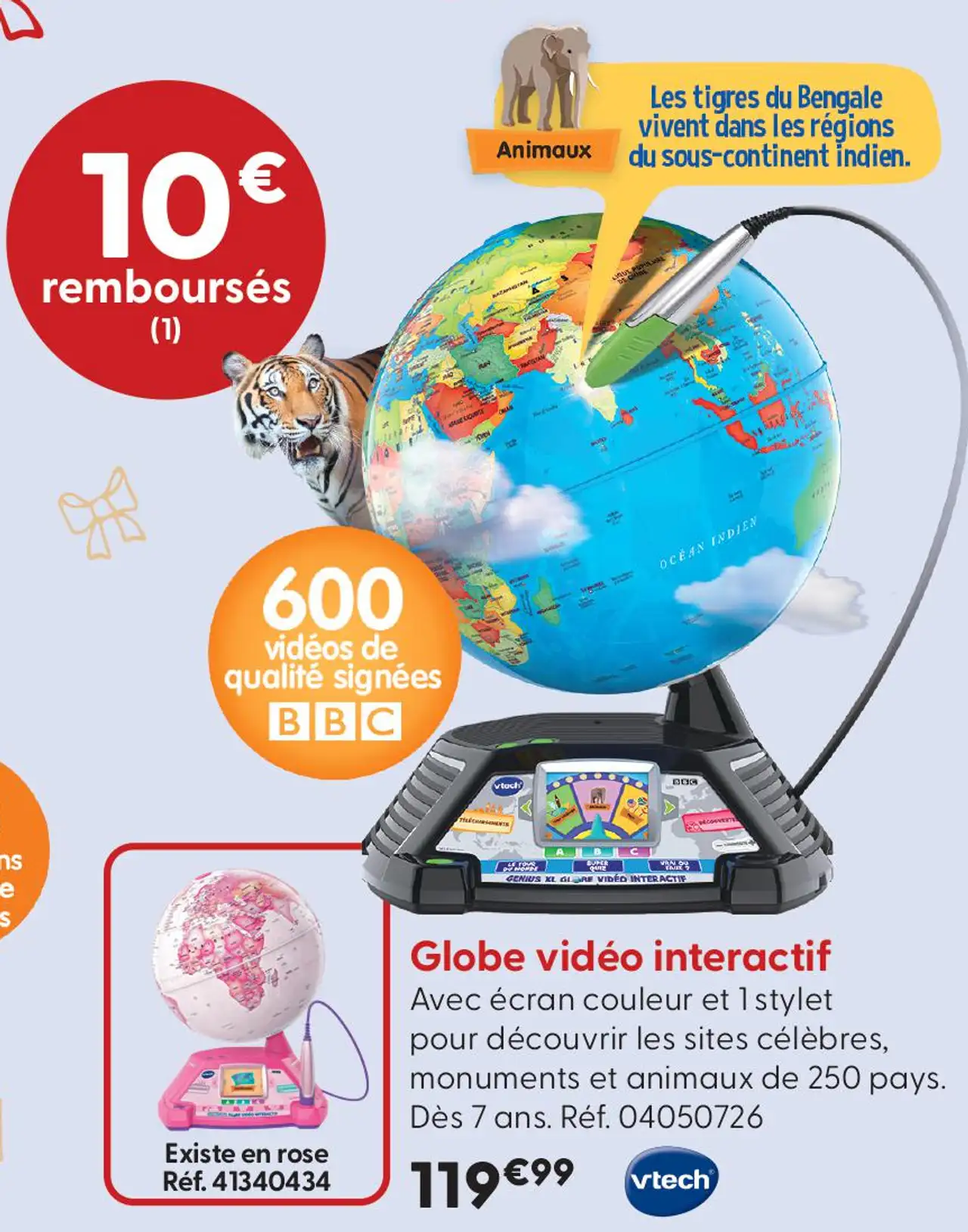 Globe vidéo interactif Vtech
