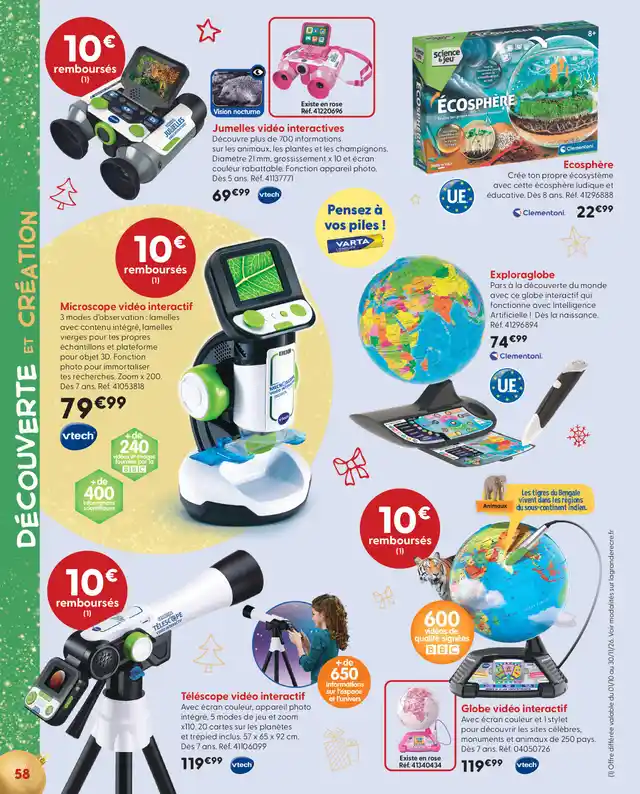 newspaper image - Télescope vidéo interactif Vtech - La Grande Récré