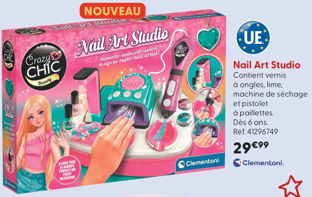 Nail Art Studio Crazy Chic Clementoni