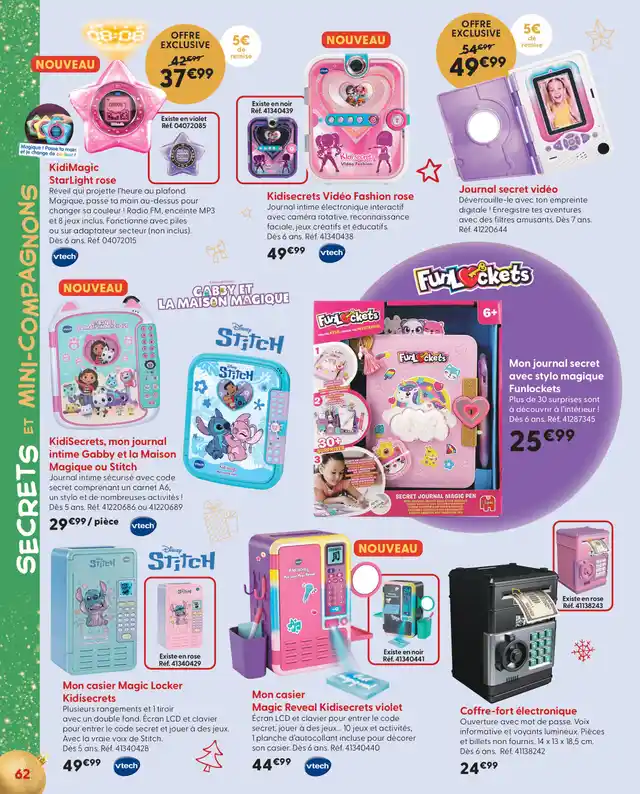 newspaper image - Mon casier Magic Locker Kidisecrets VTech - La Grande Récré