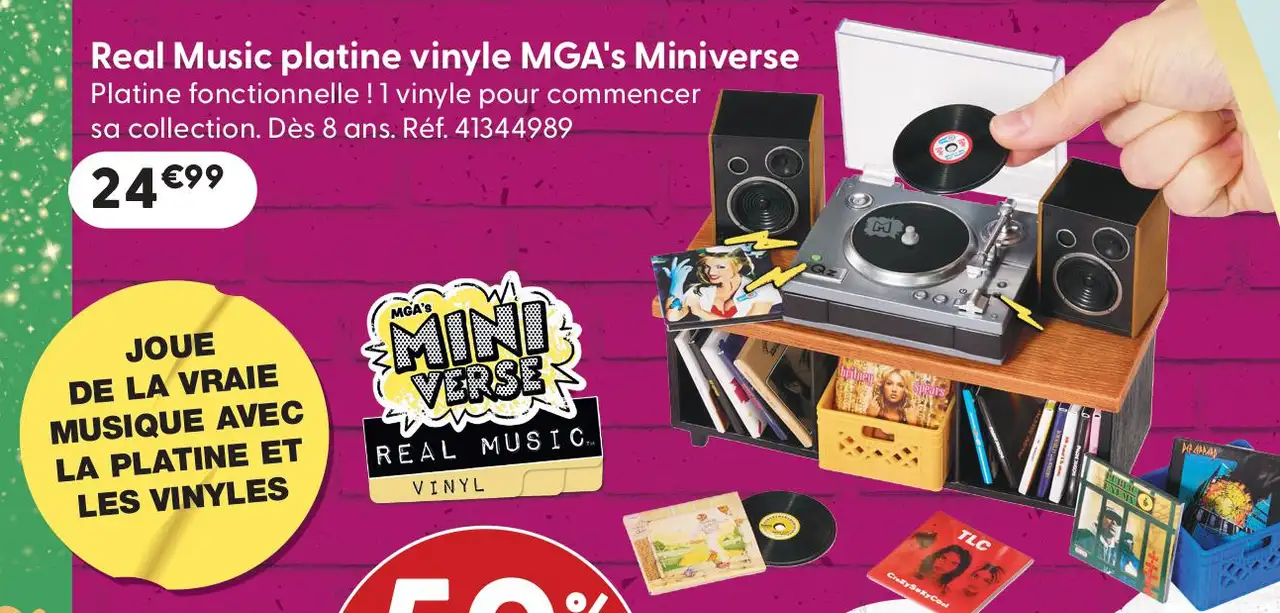 Real Music platine vinyle MGA's Miniverse
