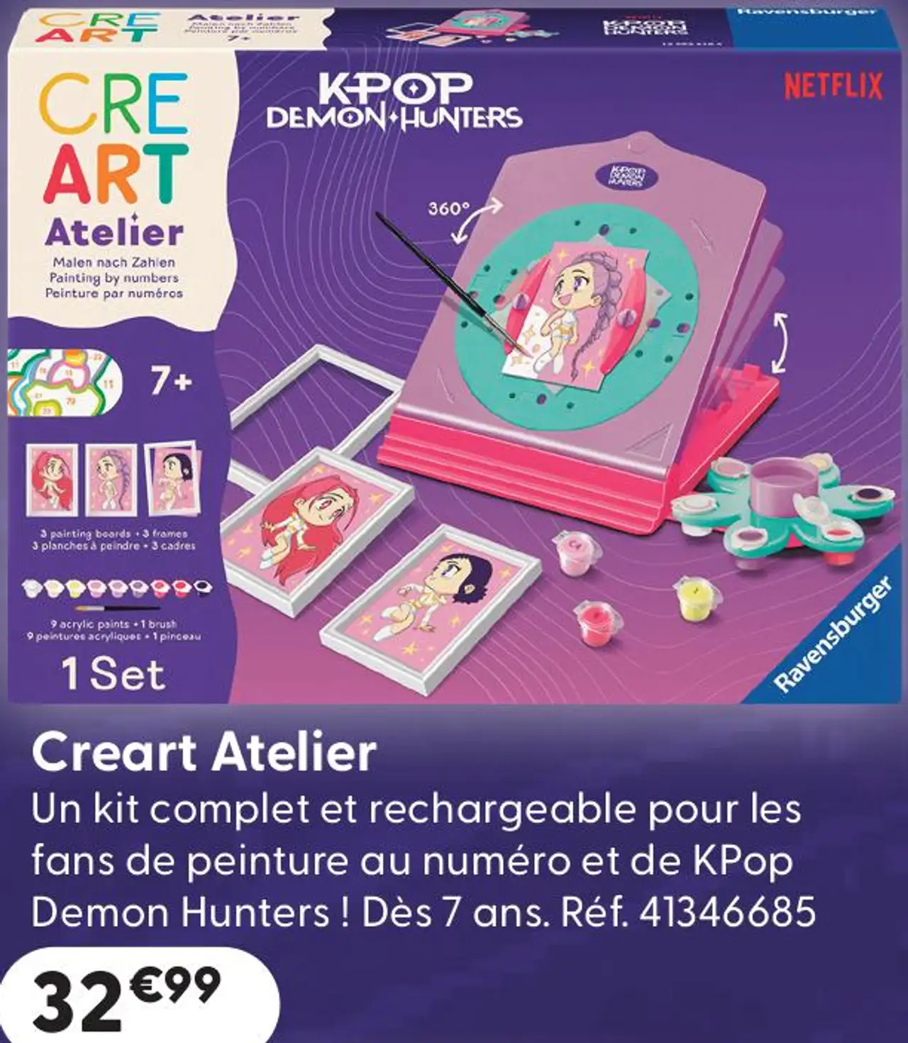 Peinture au numéro Creart Atelier KPOP Demon Hunters Ravensburger