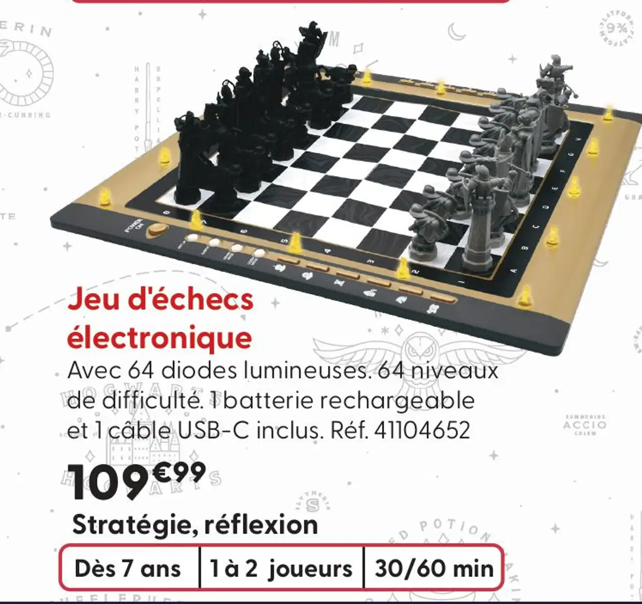 Jeu d'échecs électronique Harry Potter