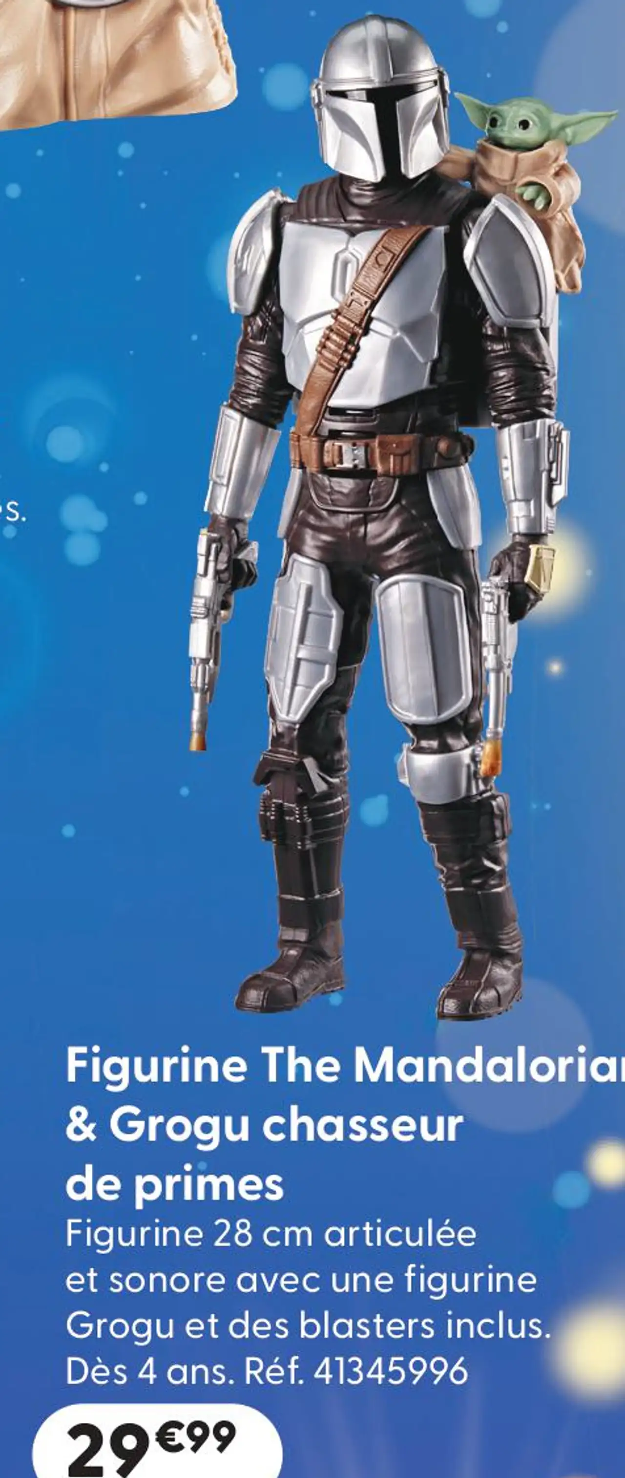 Figurine The Mandalorian & Grogu chasseur de primes Star Wars