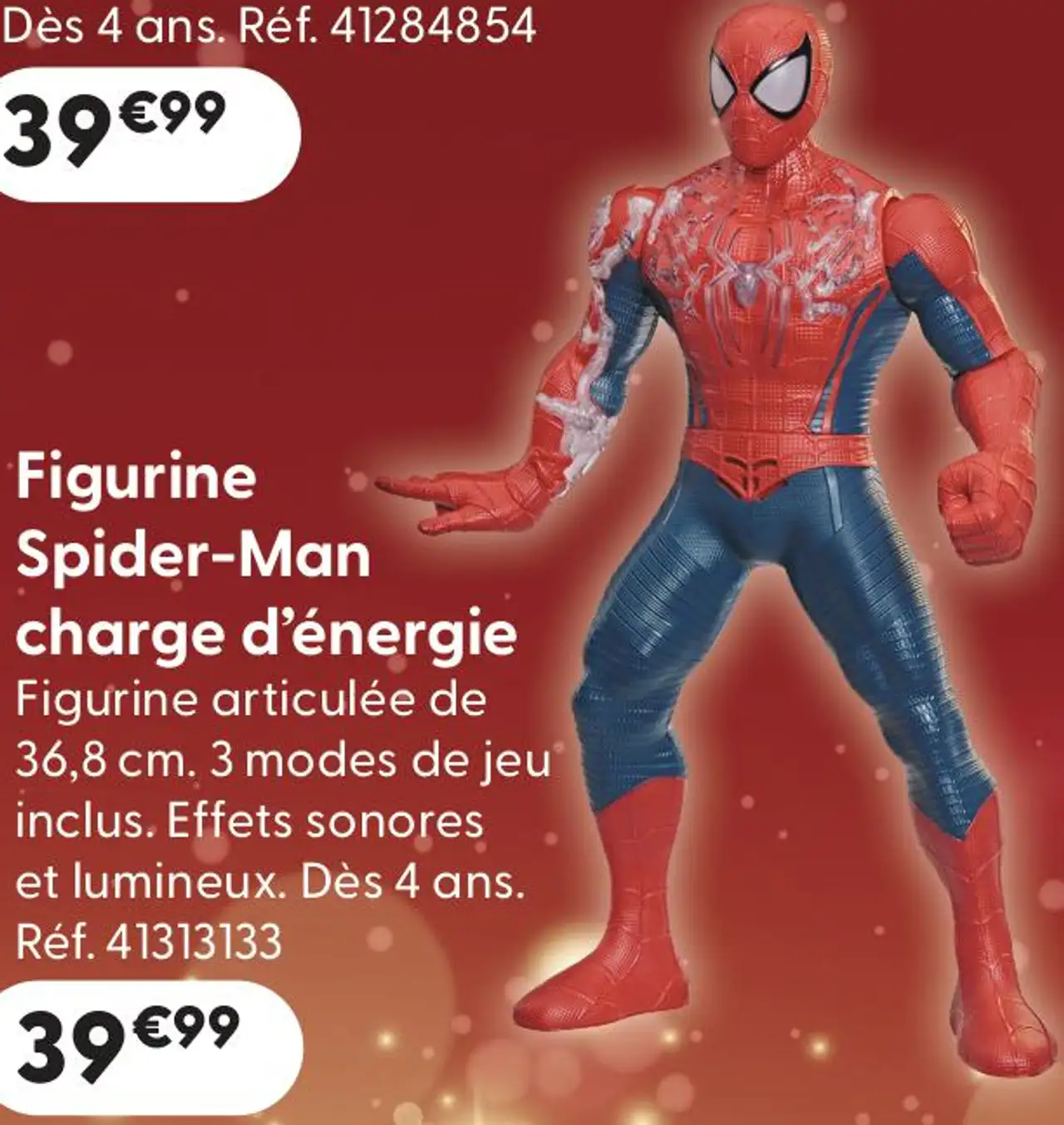 Figurine Spider-Man charge d'énergie
