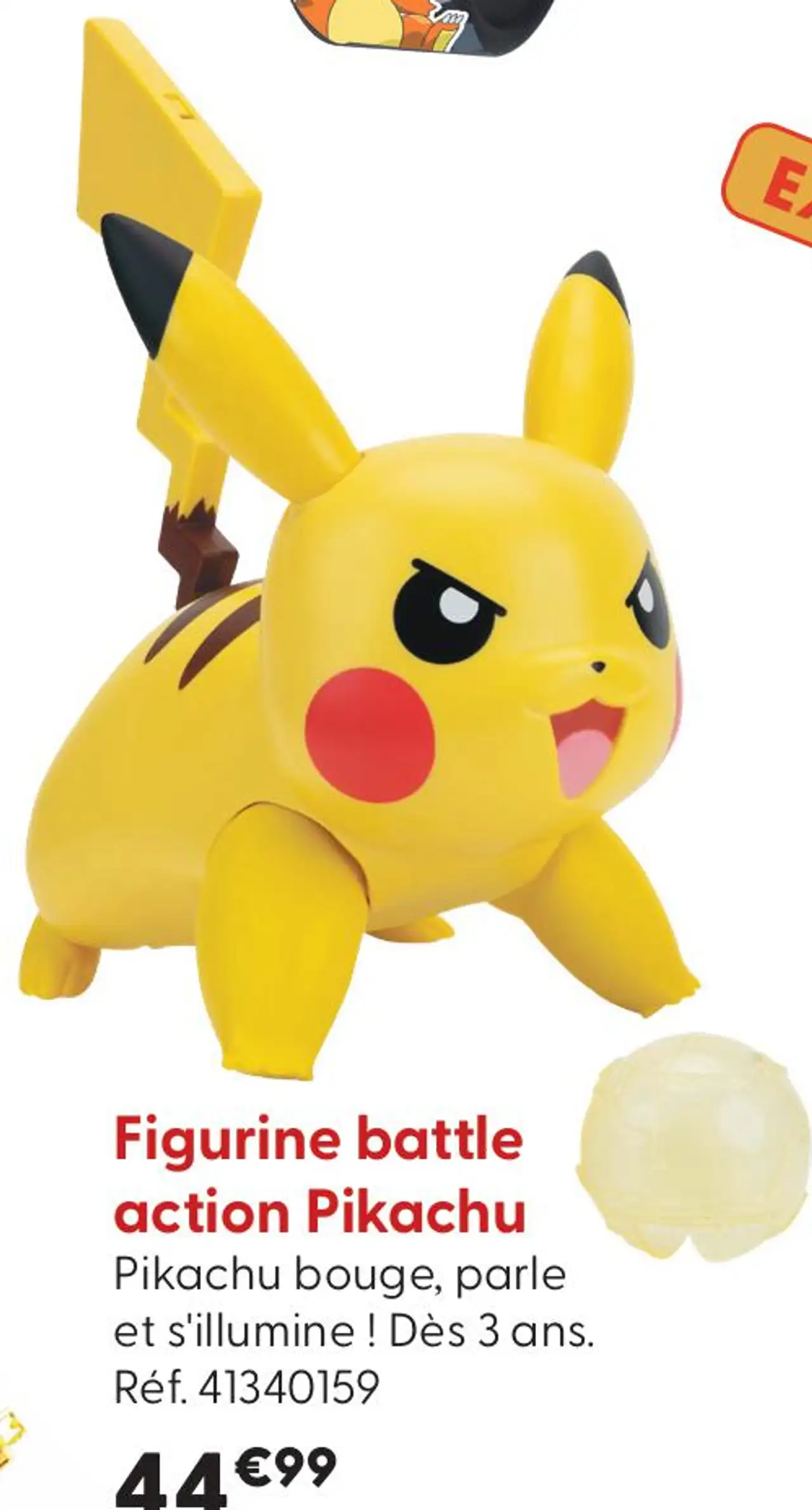 Figurine battle action Pikachu Pokémon