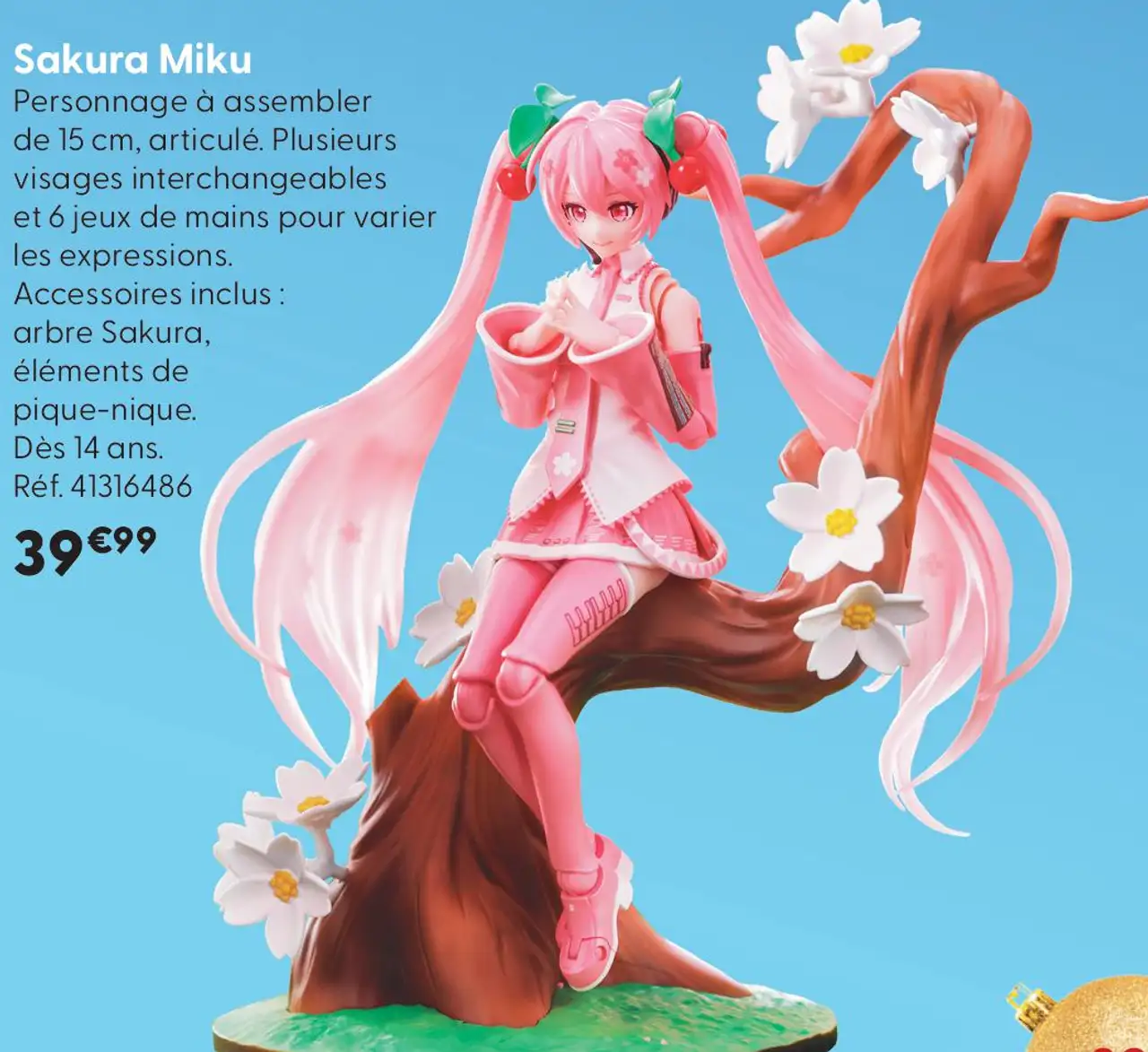 Figurine Blokees Sakura Miku Personnage à assembler