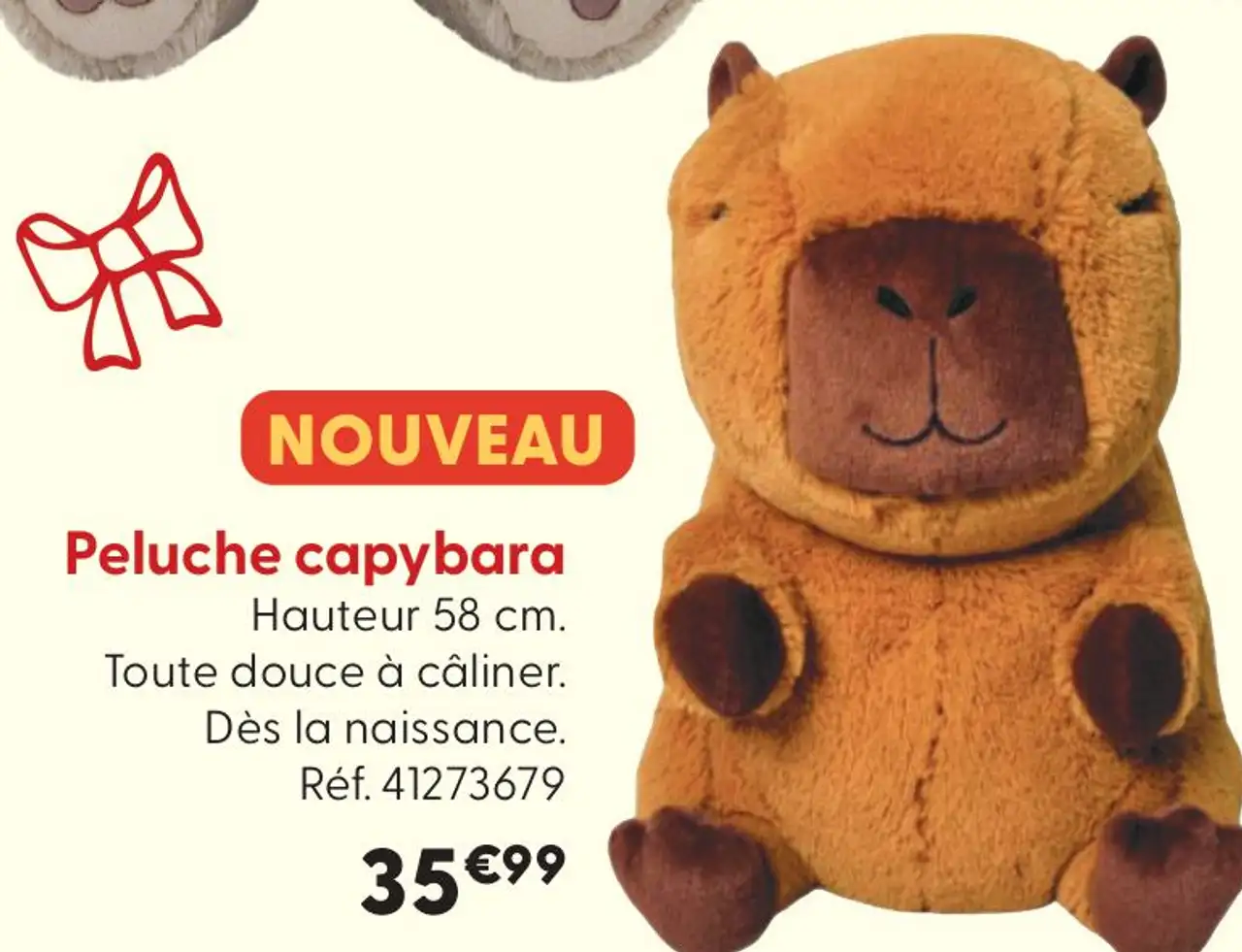 Peluche capybara