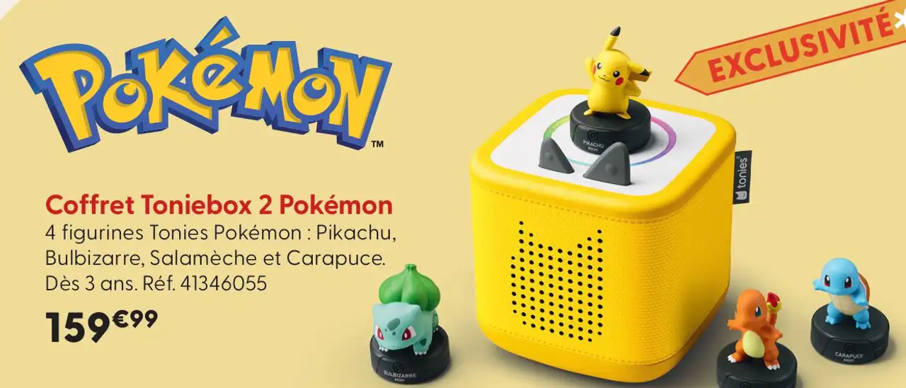 Coffret Toniebox 2 Pokémon