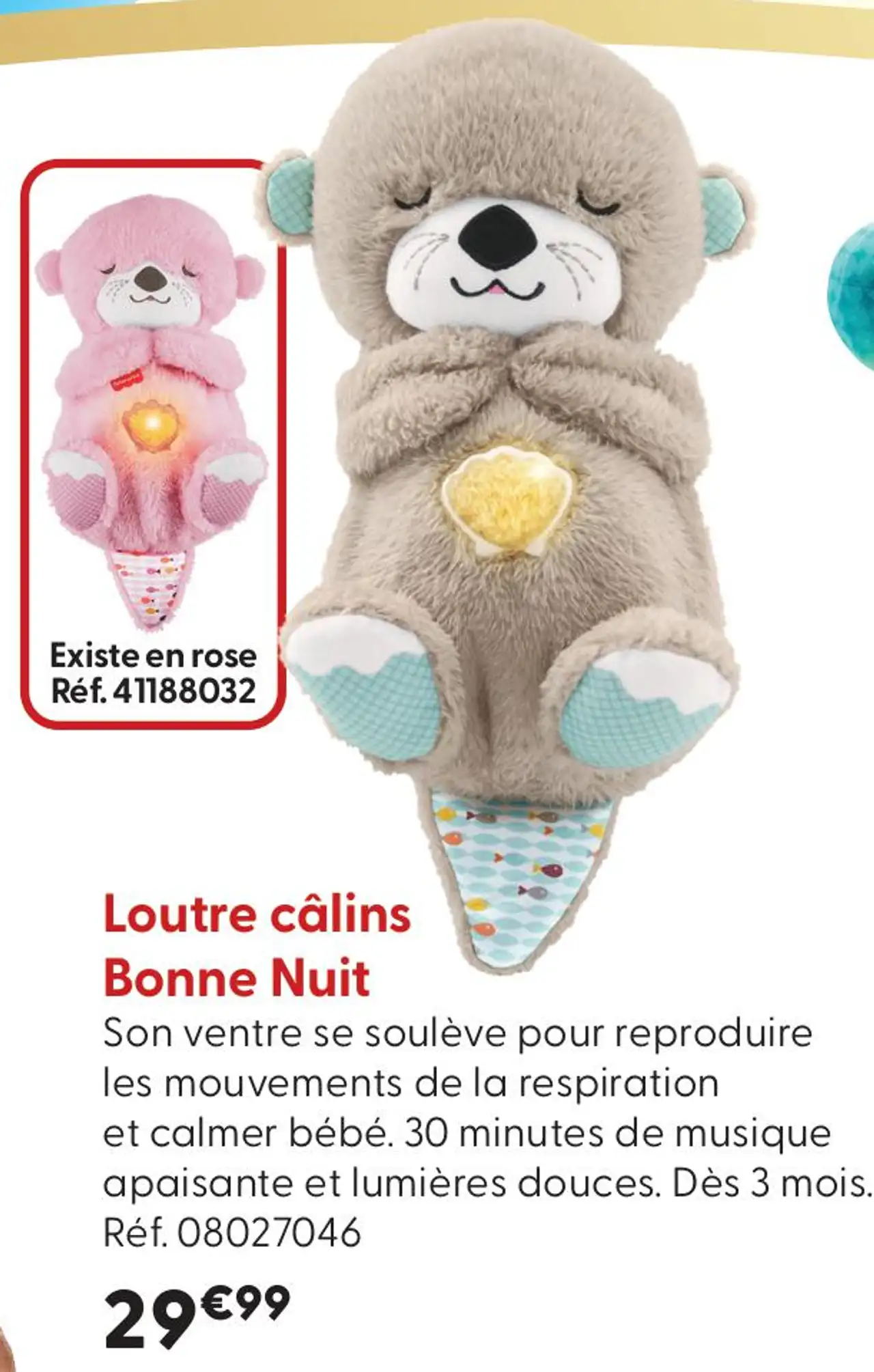 Loutre câlins Bonne Nuit Fisher-Price