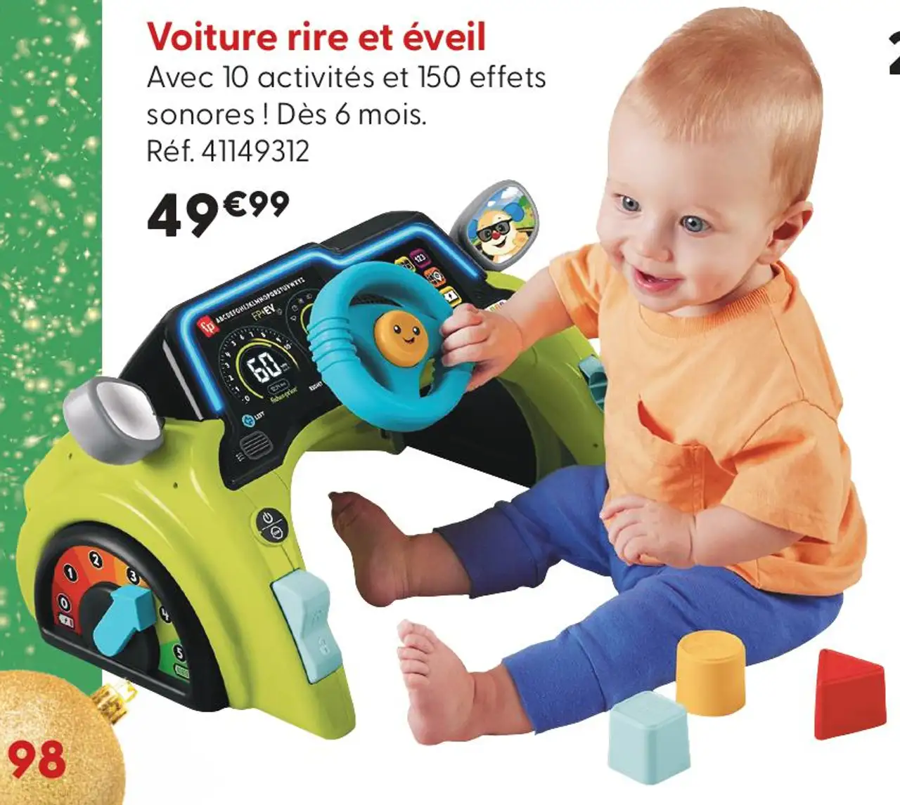 Voiture rire et éveil Fisher-Price