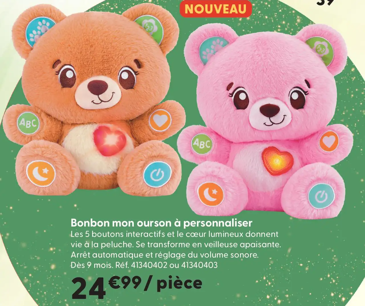 Bonbon mon ourson à personnaliser Vtech Baby