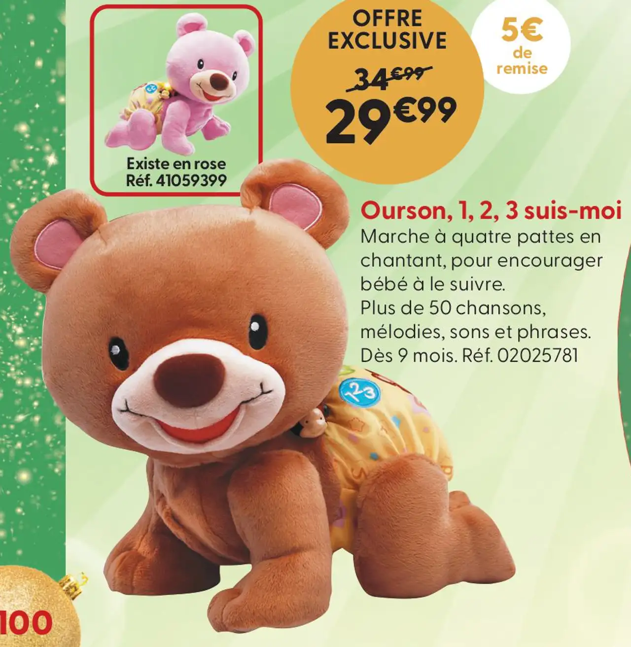 Ourson, 1, 2, 3 suis-moi Vtech Baby
