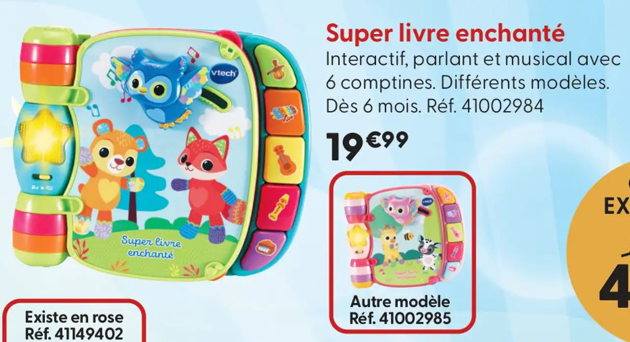 Super livre enchanté Vtech Baby