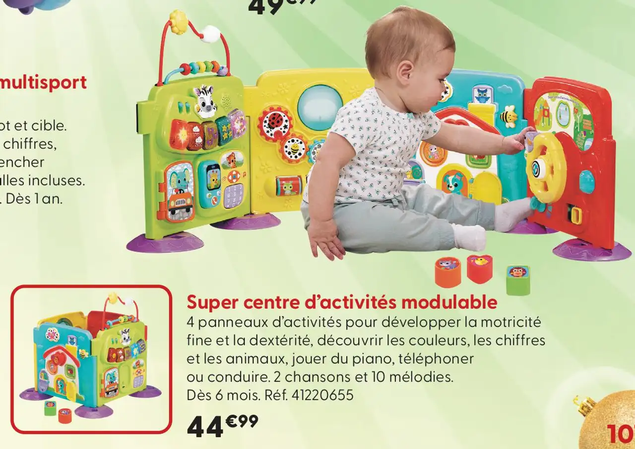 Super centre d'activités modulable Vtech Baby