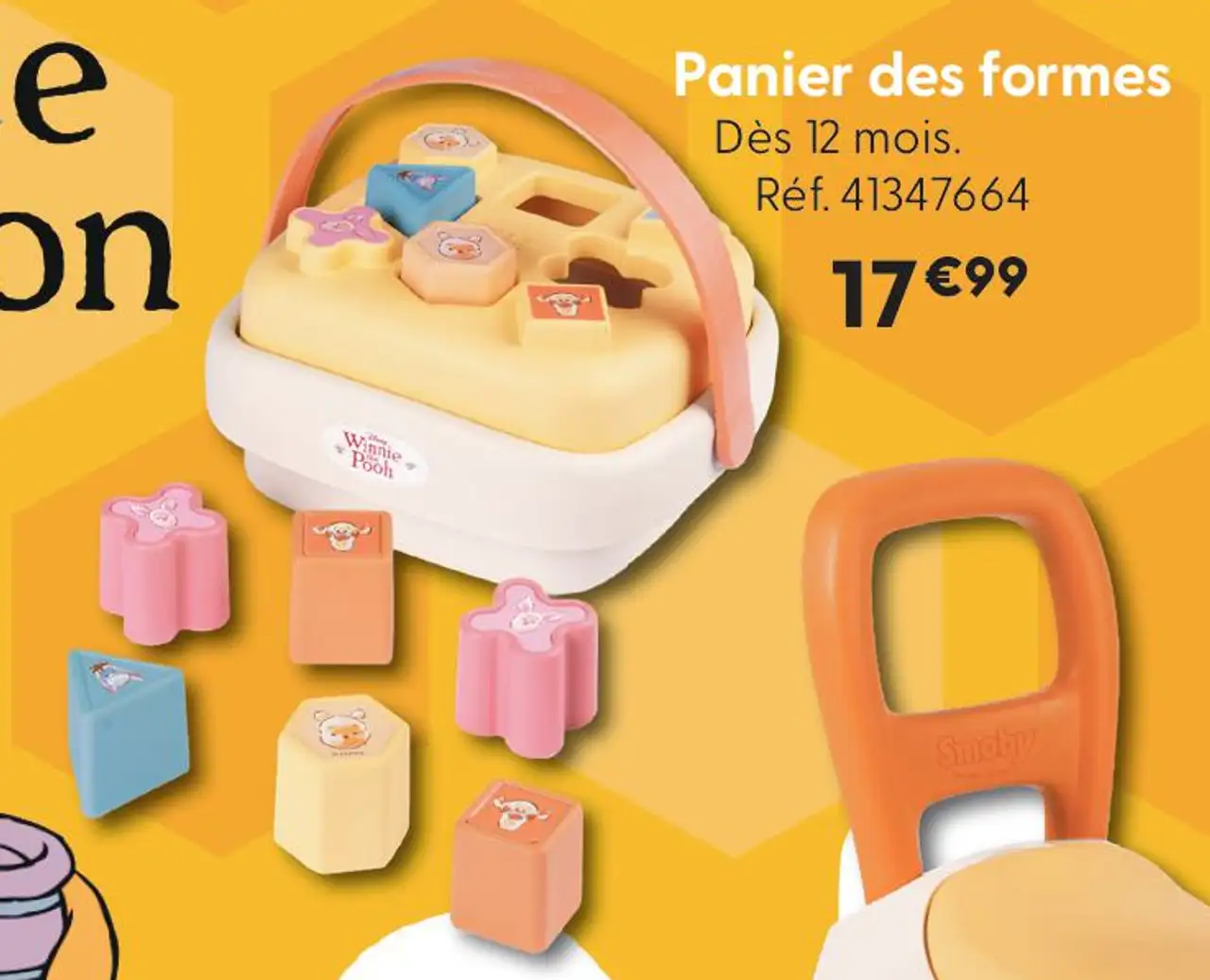 Panier des formes Disney Winnie l'Ourson Smoby