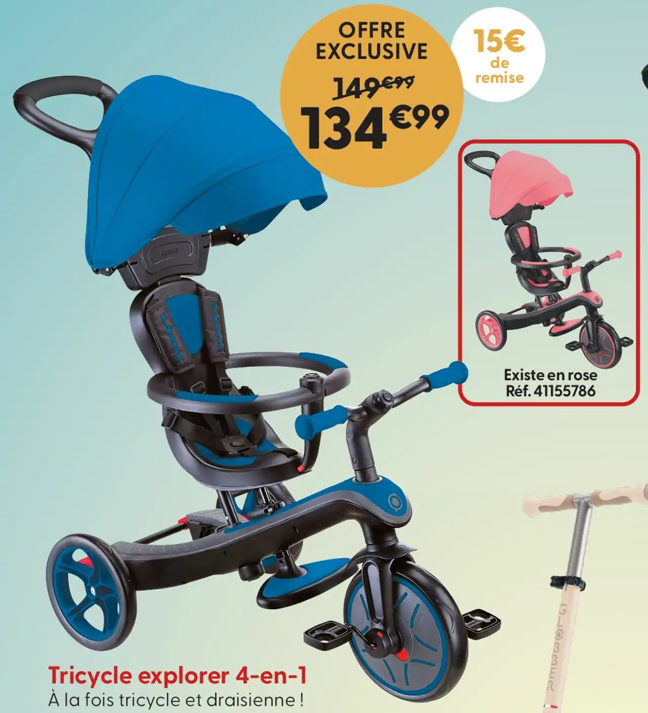 Tricycle explorer 4-en-1 Globber