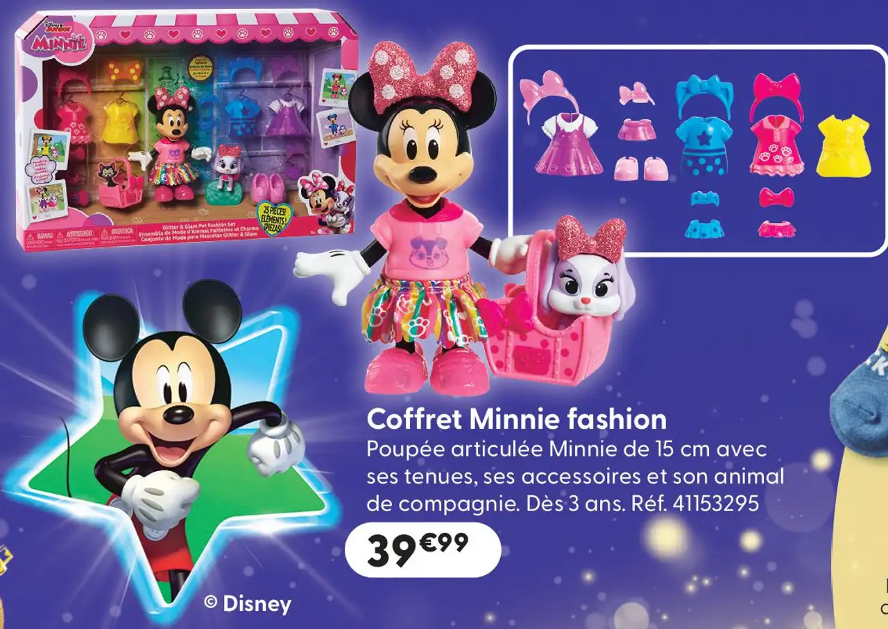 Coffret Minnie fashion Disney