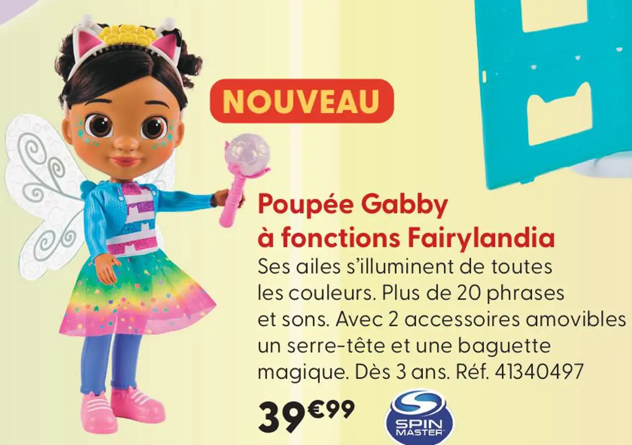 Poupée Gabby à fonctions Fairylandia