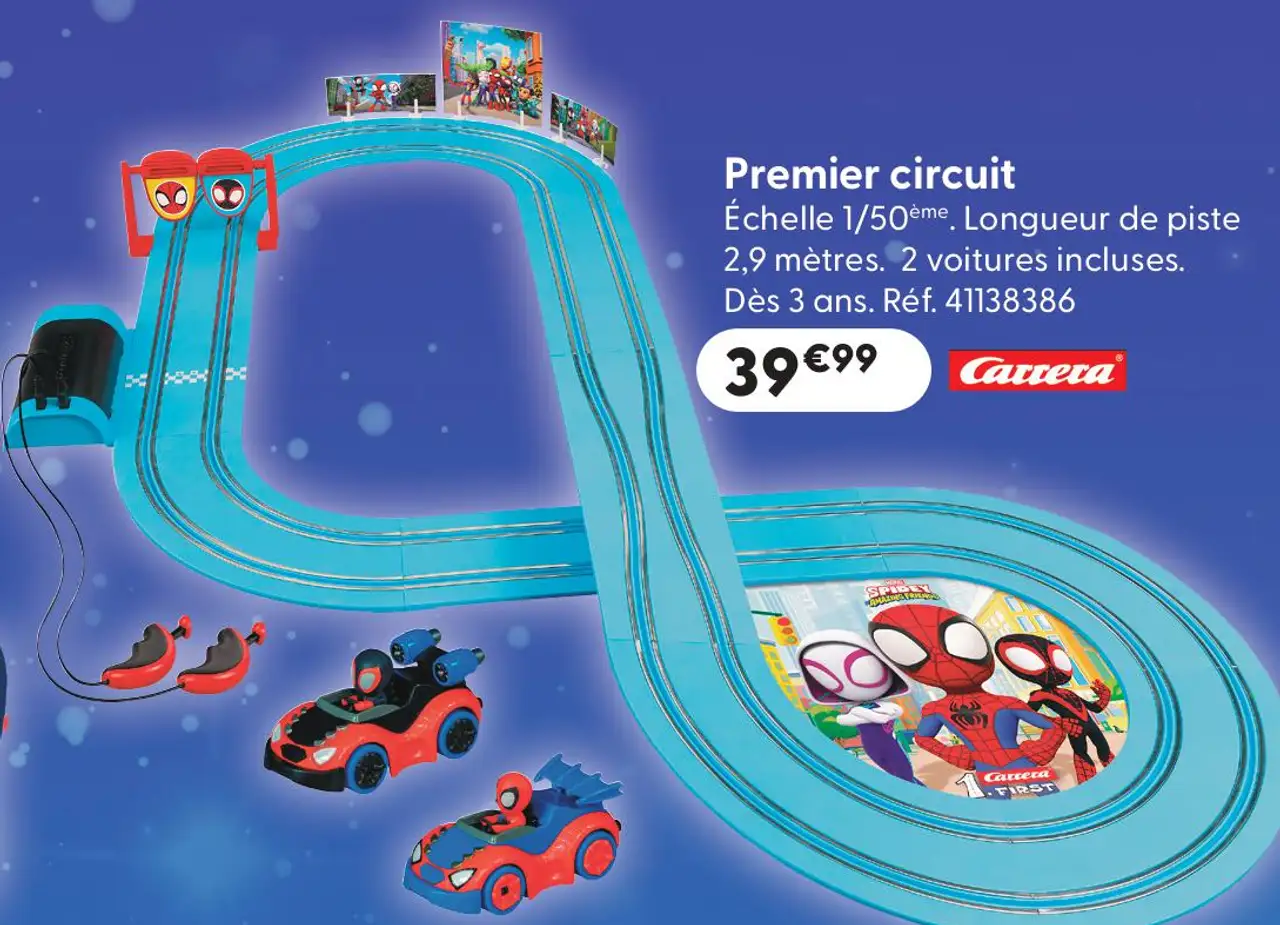Premier circuit Spidey Carrera