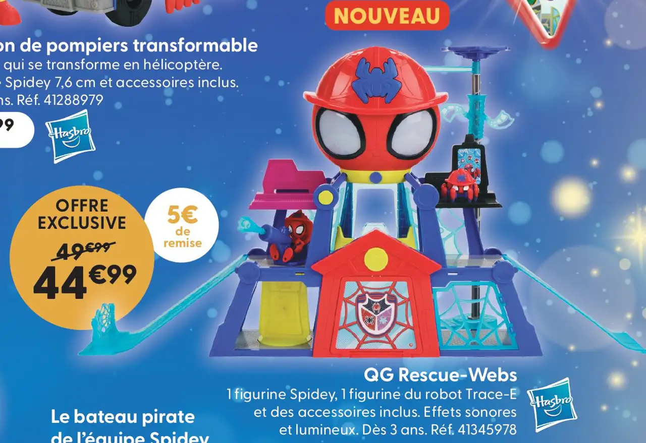 QG Rescue-Webs Hasbro Spidey