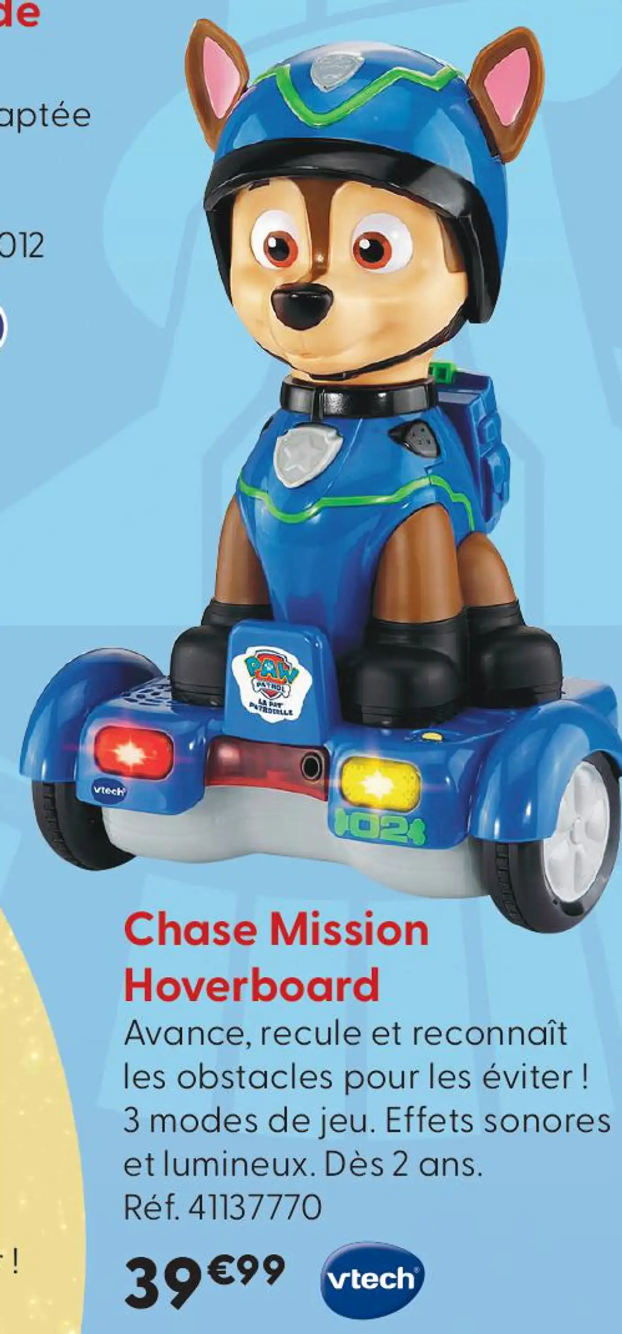 Chase Mission Hoverboard Paw Patrol