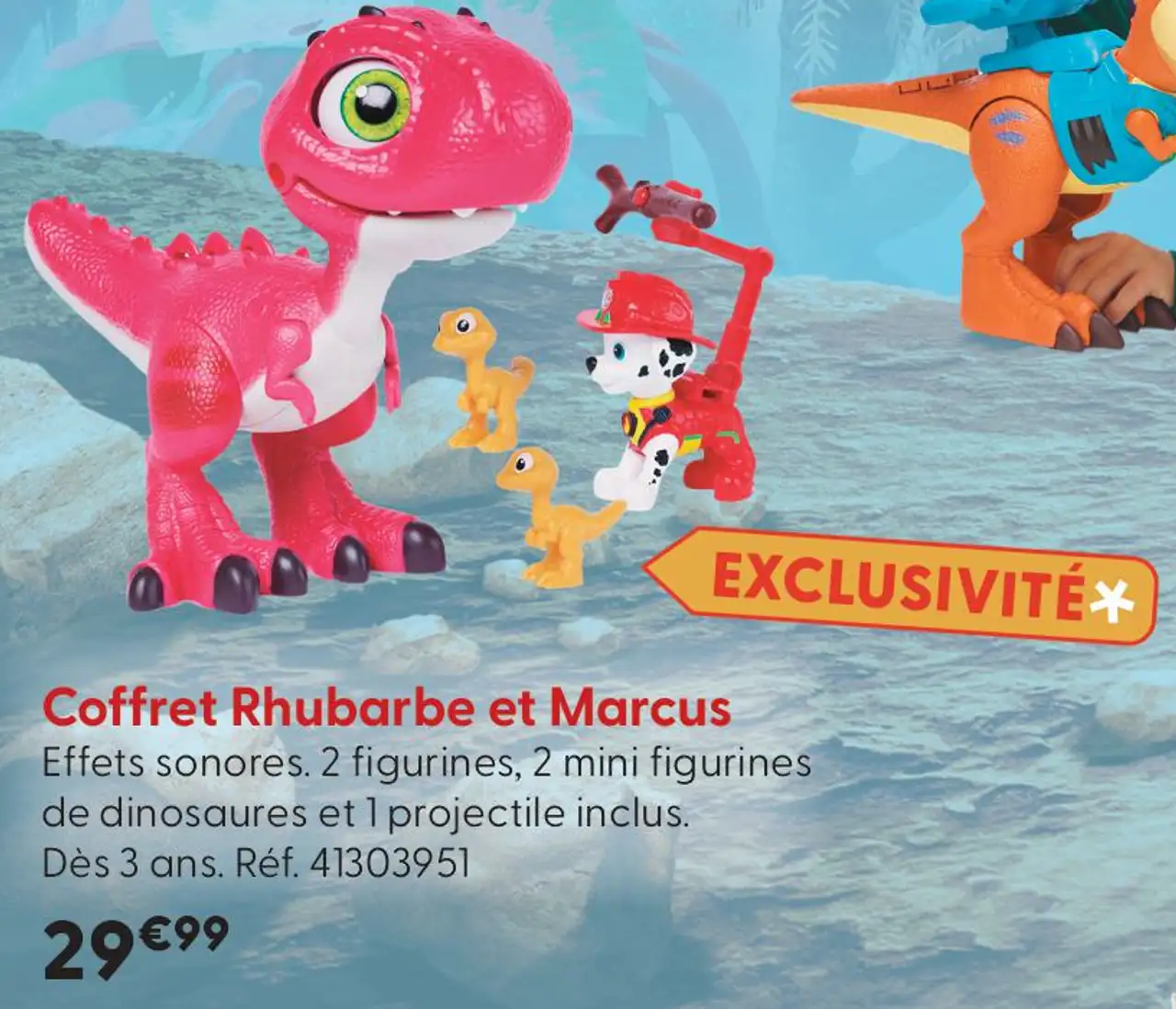 Coffret Rhubarbe et Marcus Paw Patrol