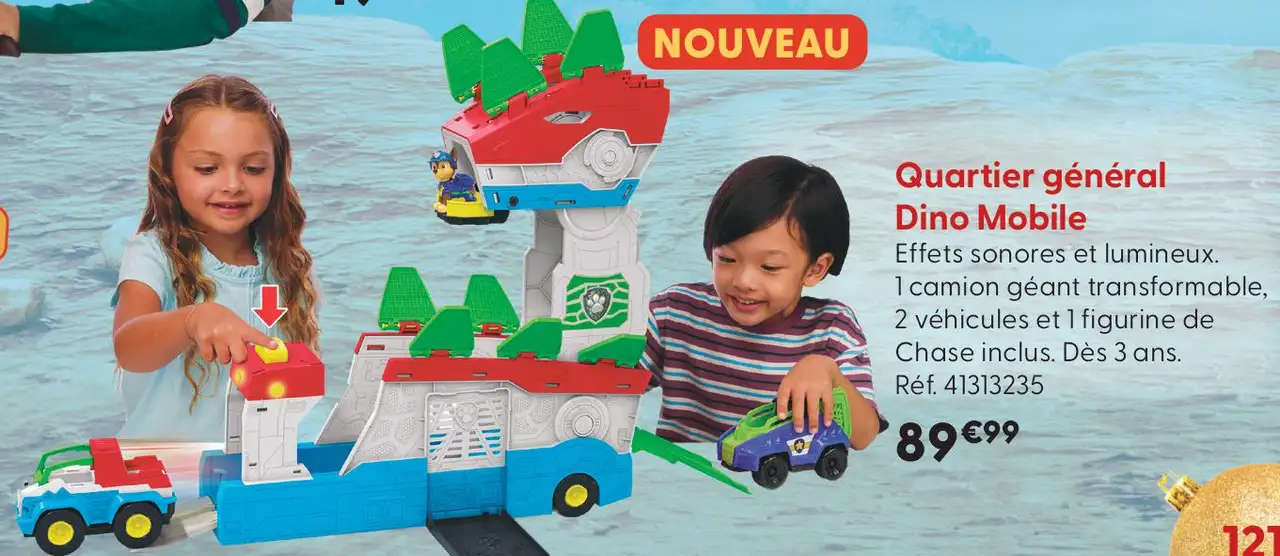 Quartier général Dino Mobile Paw Patrol