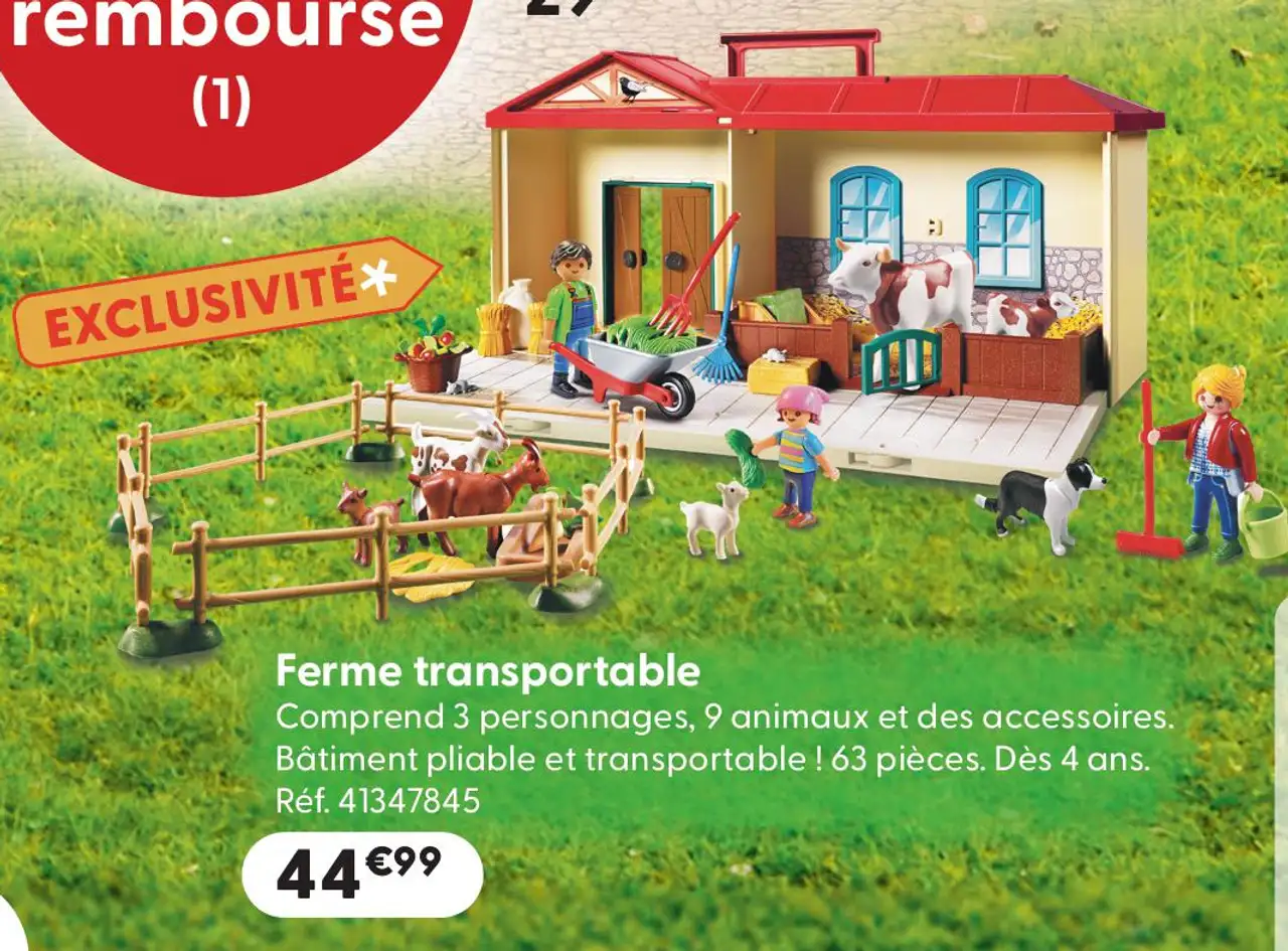 Playmobil Ferme transportable