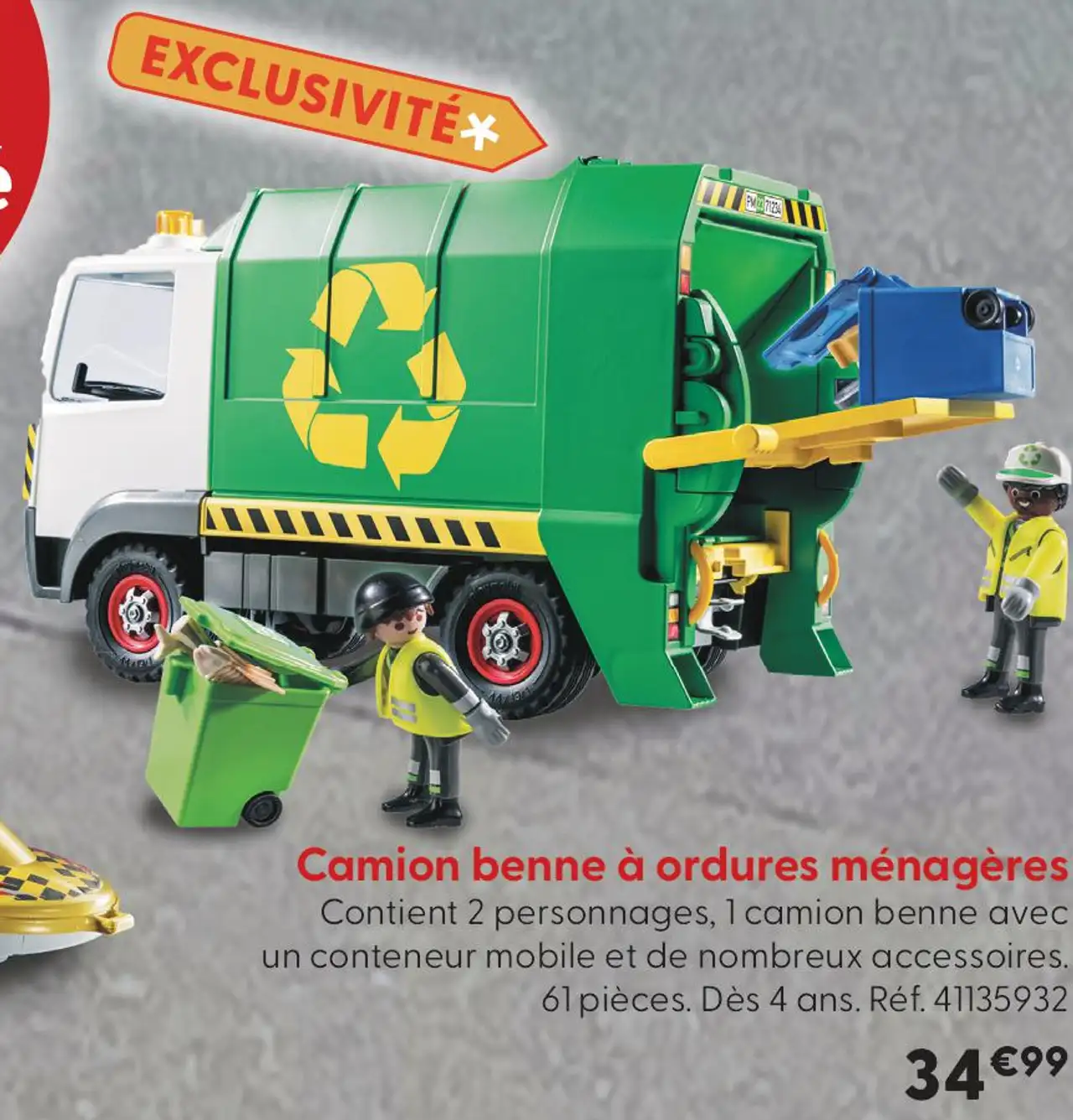 Playmobil Camion benne à ordures ménagères