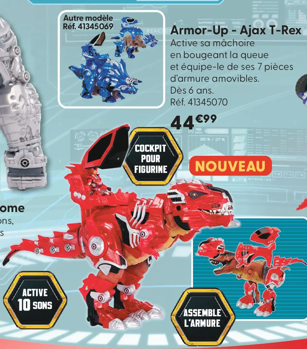 Armor-Up - Ajax T-Rex Armorsaurs