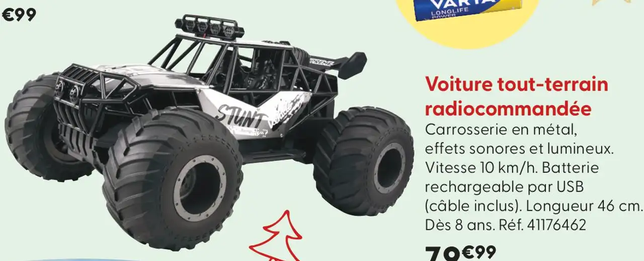 Voiture tout-terrain radiocommandée