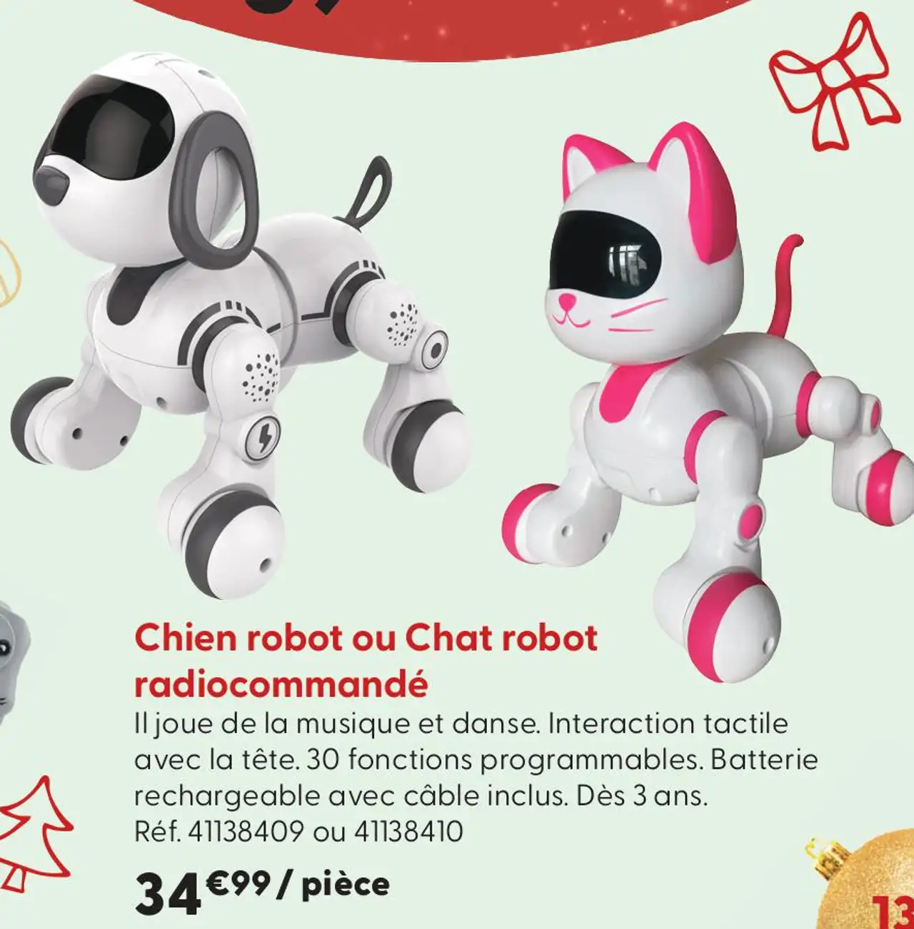 Chien robot ou Chat robot radiocommandé