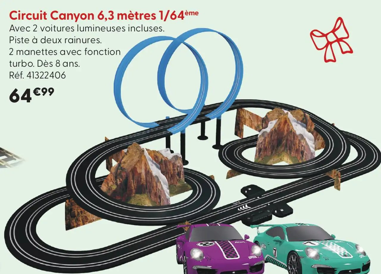 Circuit Canyon 6,3 mètres 1/64ème