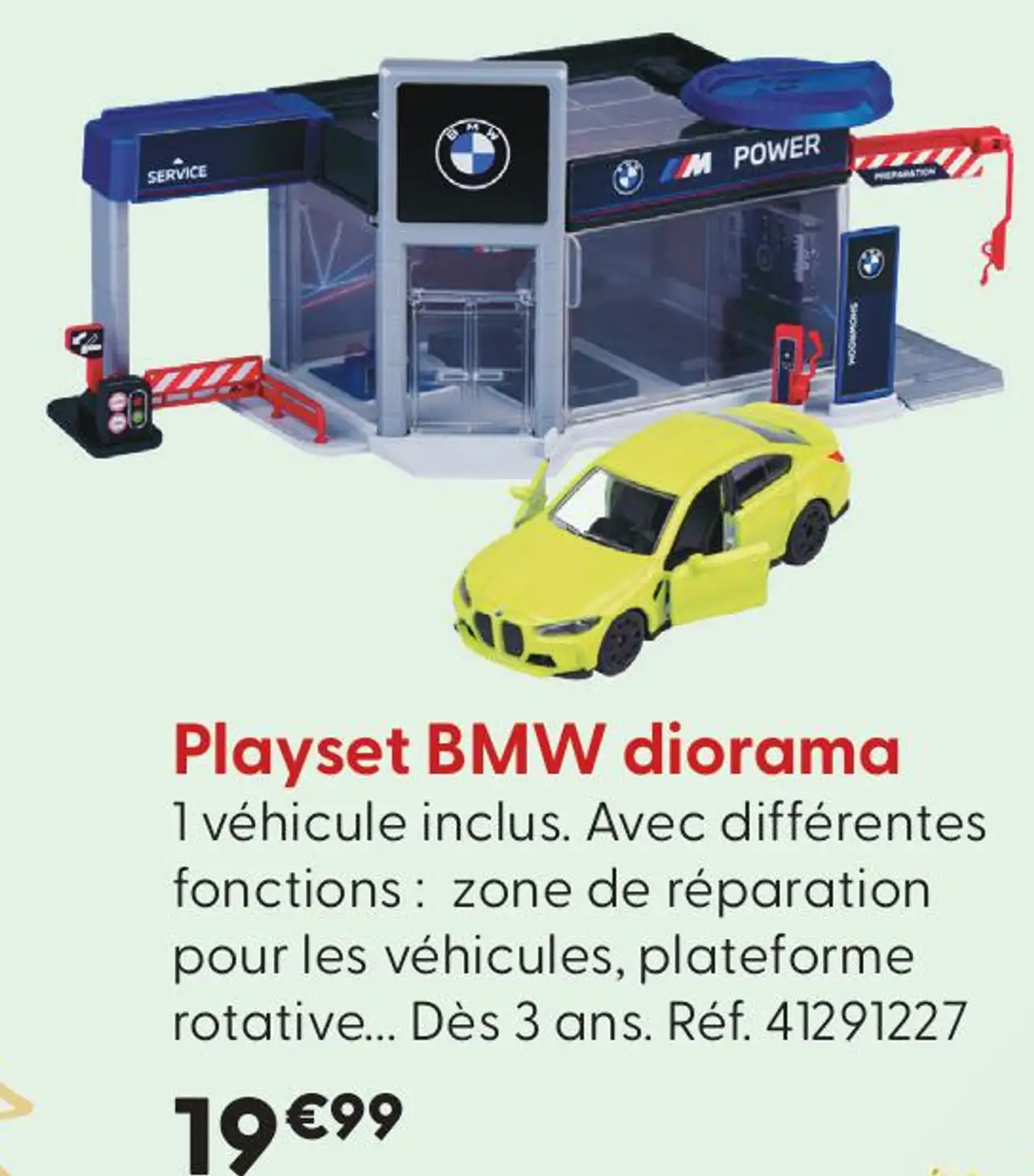 Playset BMW diorama Majorette