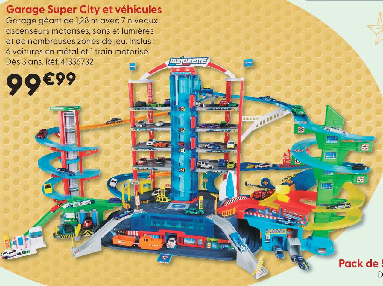 Garage Super City et véhicules Majorette