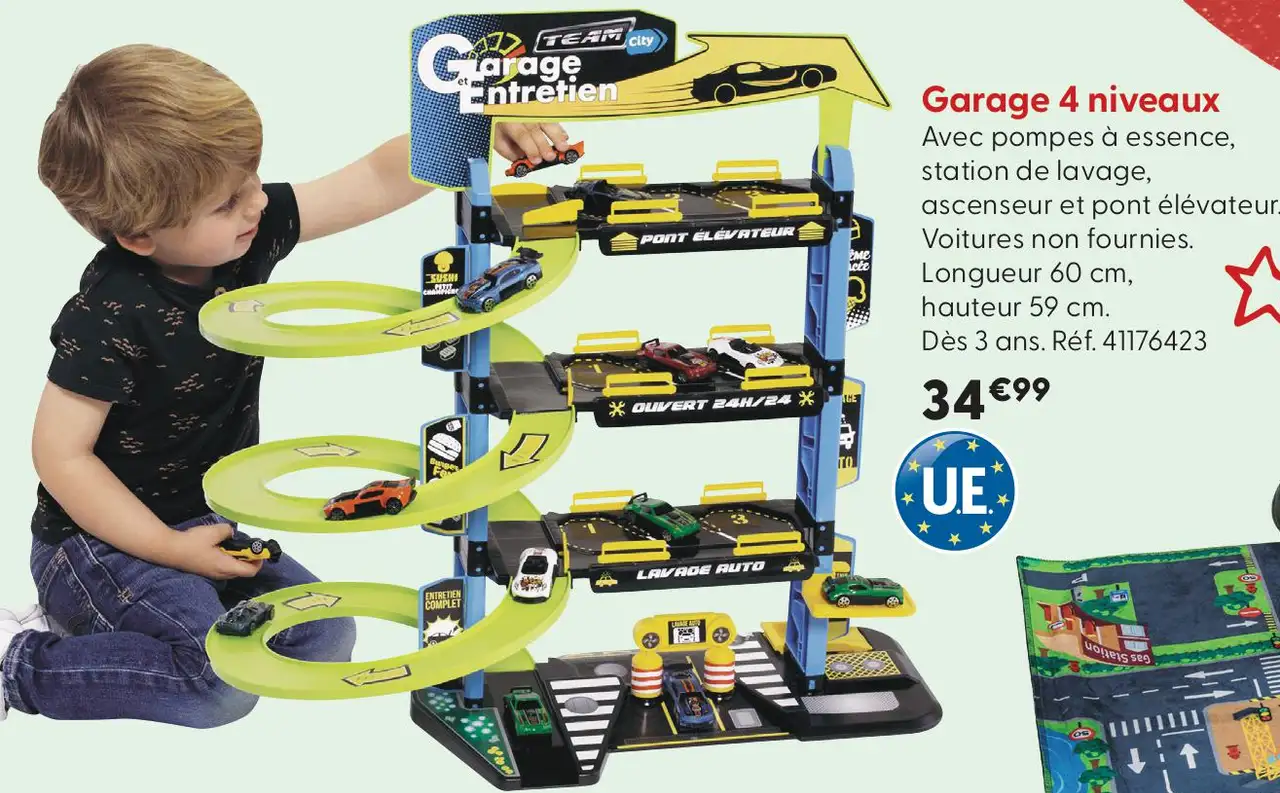 Garage 4 niveaux TEAM City
