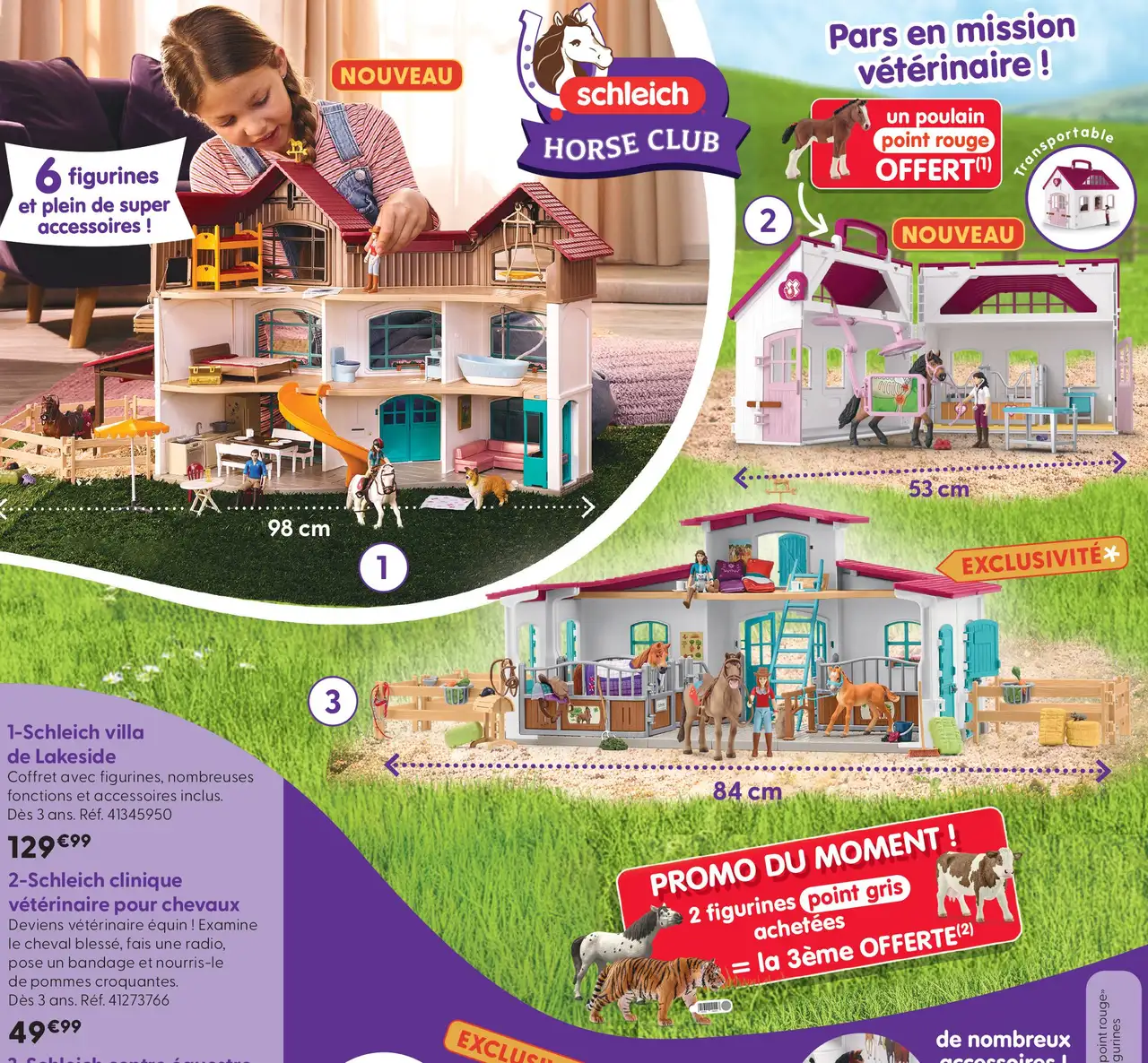 Schleich clinique vétérinaire pour chevaux