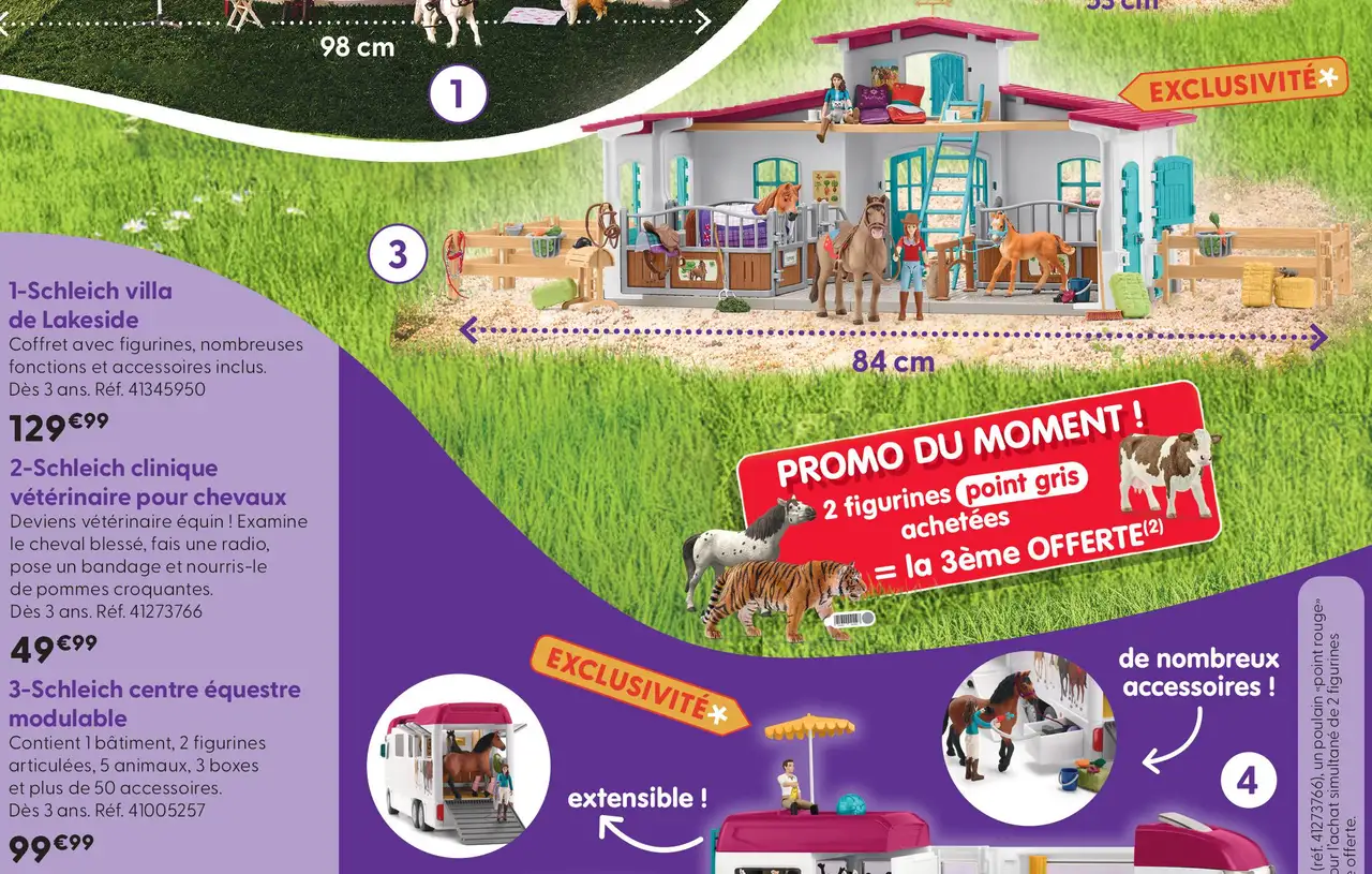 Schleich centre équestre modulable