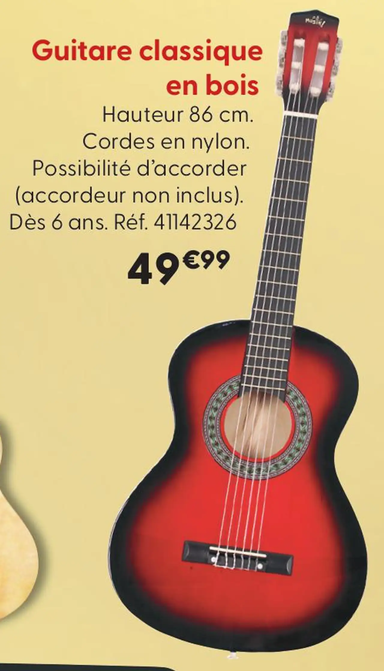 Guitare classique en bois