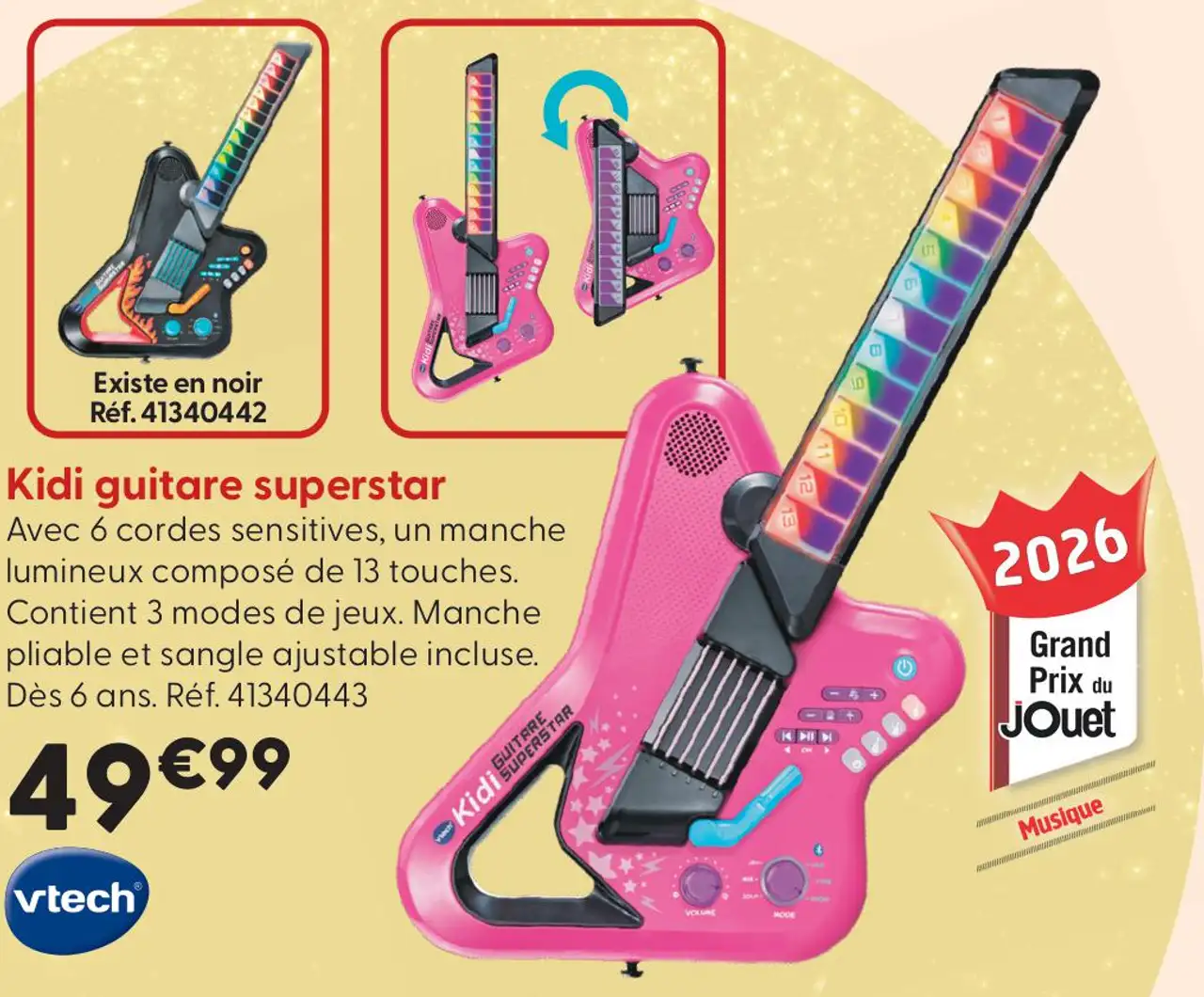Kidi guitare superstar VTech