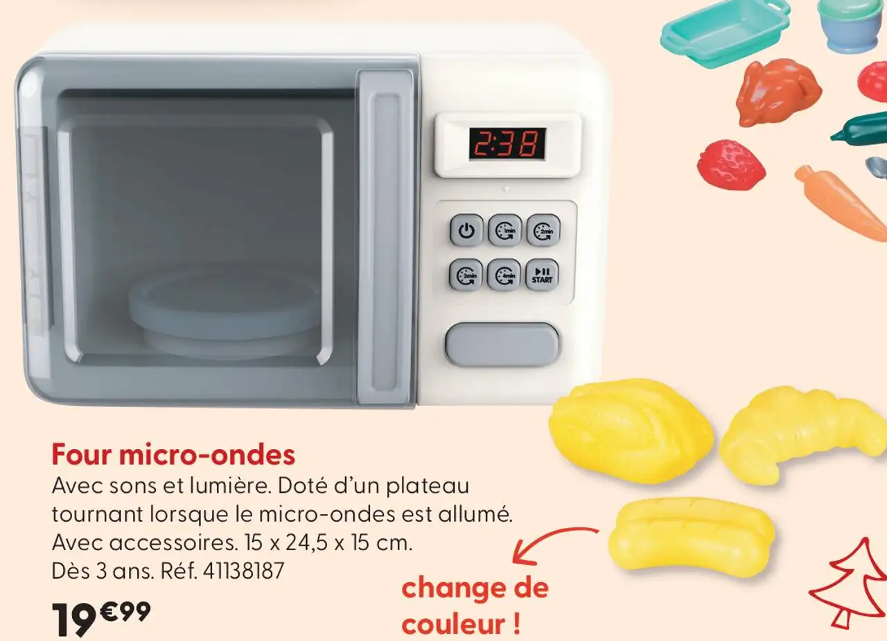 Four micro-ondes Com' les vrais!