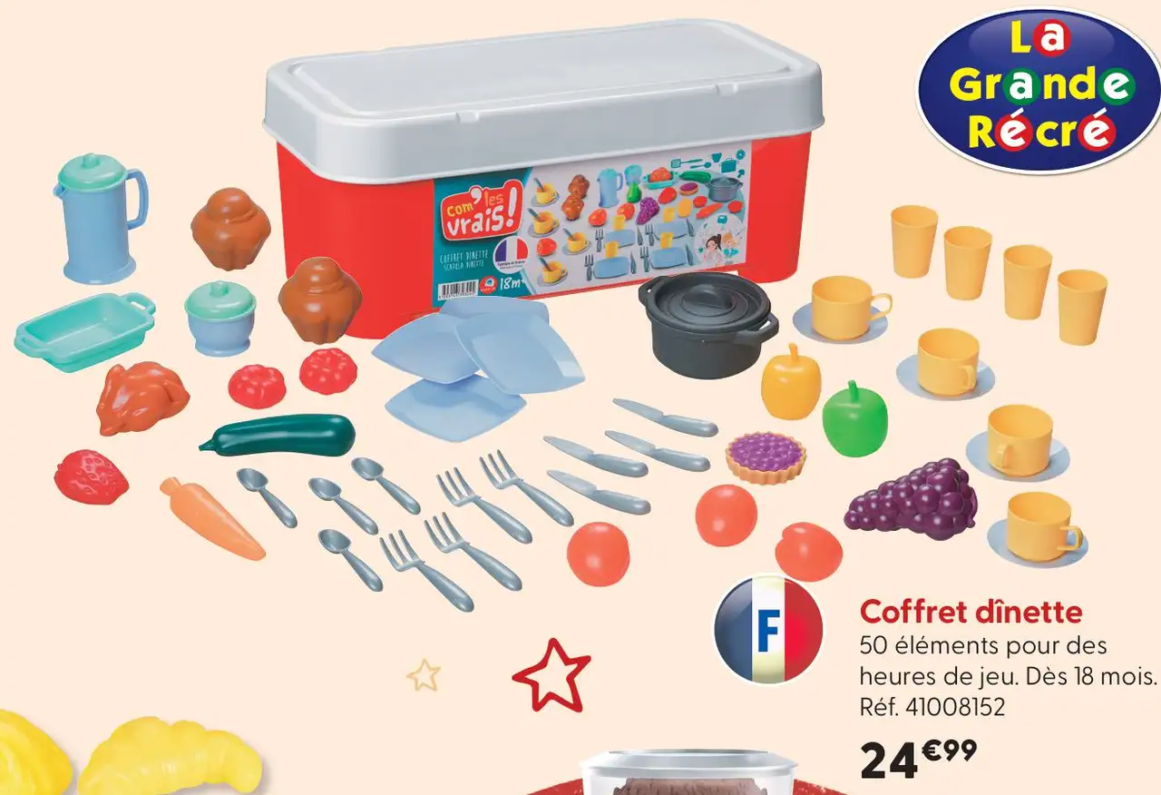 Coffret dînette Com' les vrais!